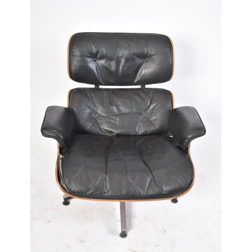 100 - Charles & Ray Eames for Herman Miller - Model '670' lounge chair and '671' ottoman - A retro 20th ce... 