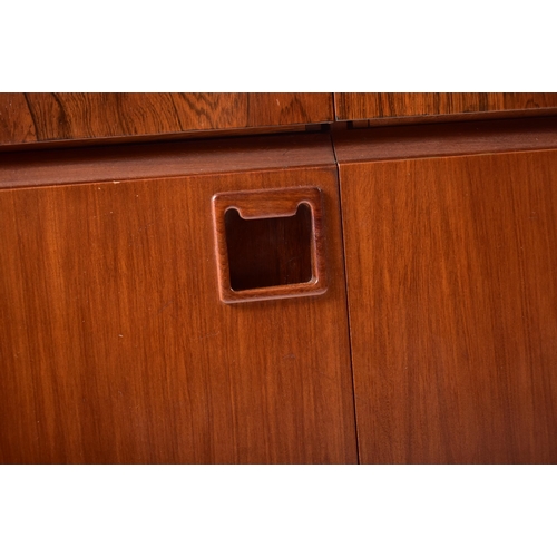 110 - Elliots of Newbury - EON - A retro 20th century British design teak wood sideboard credenza. The sid... 