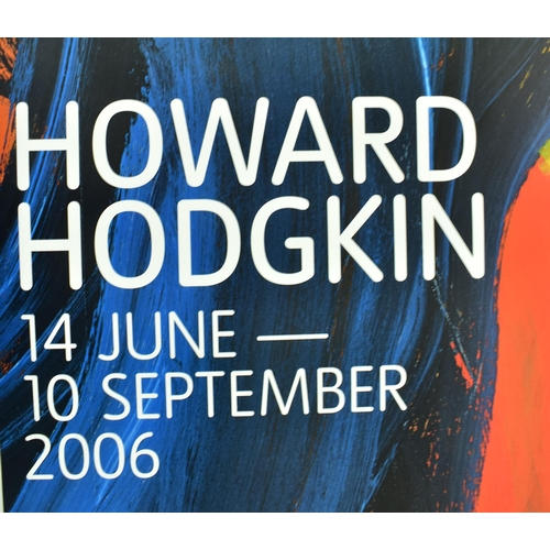 129 - Howard Hodgkin  - a vintage 20th century TATE Britain exhibition poster. The poster advertising an e... 