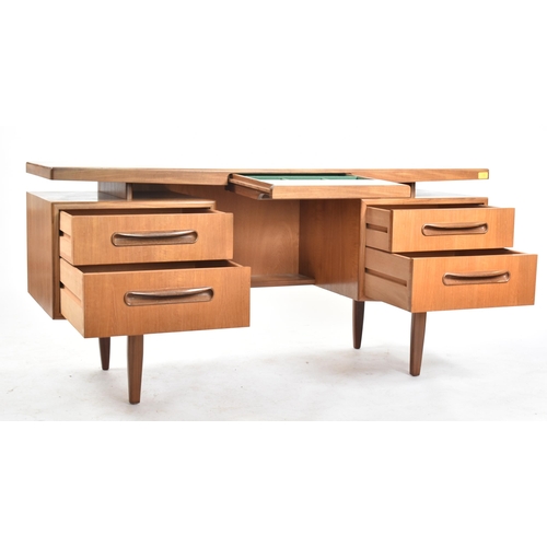 139 - Victor B. Wilkins - G Plan - Fresco Range - A retro mid 20th century 1960s teak wood writing desk. T... 