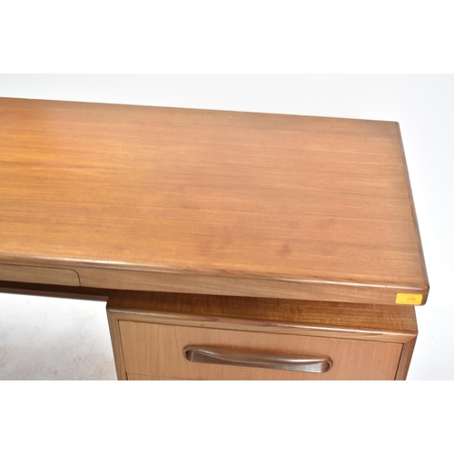 139 - Victor B. Wilkins - G Plan - Fresco Range - A retro mid 20th century 1960s teak wood writing desk. T... 