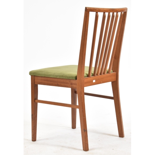 142 - Peter Hayward - Vanson Furniture - A set of four retro mid 20th century teak framed dining chairs. E... 