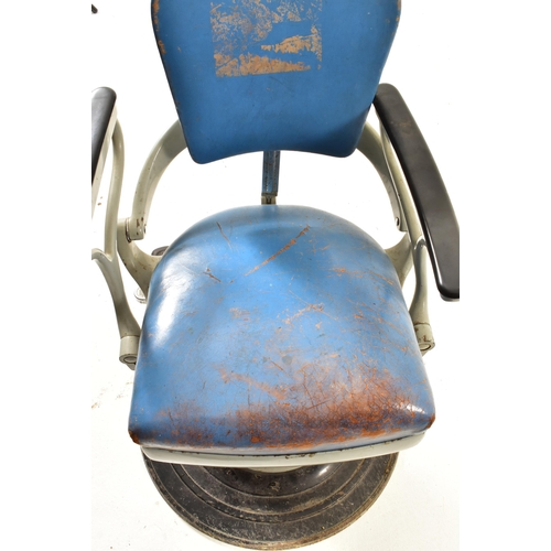 180 - Ritter Ag - a vintage mid 20th century circa 1940s dentist articulated chair. The chair having head ... 