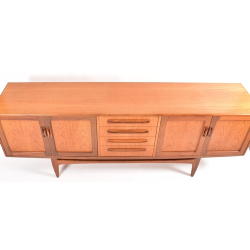 195 - Victor. B. Wilkins - G-plan - Fresco range - A vintage mid 20th century 1970s teak wood sideboard cr... 