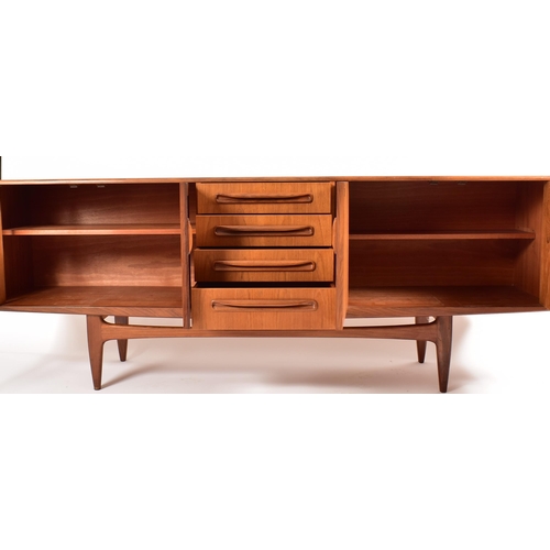 195 - Victor. B. Wilkins - G-plan - Fresco range - A vintage mid 20th century 1970s teak wood sideboard cr... 