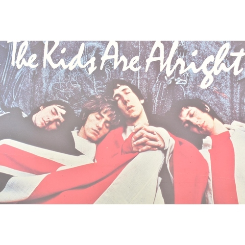 212 - The Who - The Kids Are Alright - A vintage 20th century promotional advertising poster. Printed by L... 