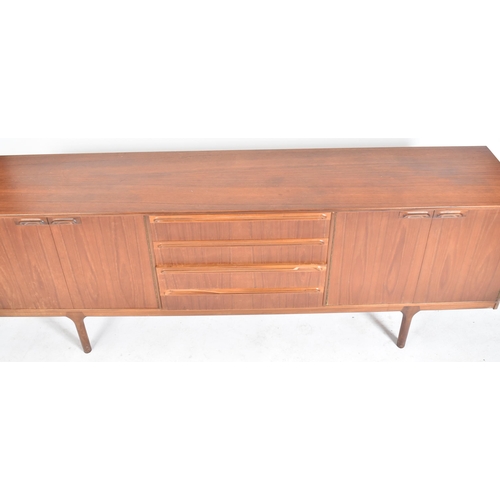 247 - A. H. Mcintosh & Co - A retro 20th century teak wood sideboard credenza. The sideboard having a cent... 