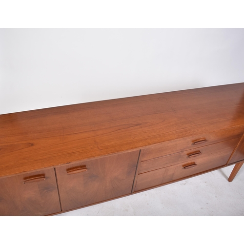 256 - Avalon - British Modern Design - a retro mid 20th century circa 1960s teak wood sideboard having a d... 