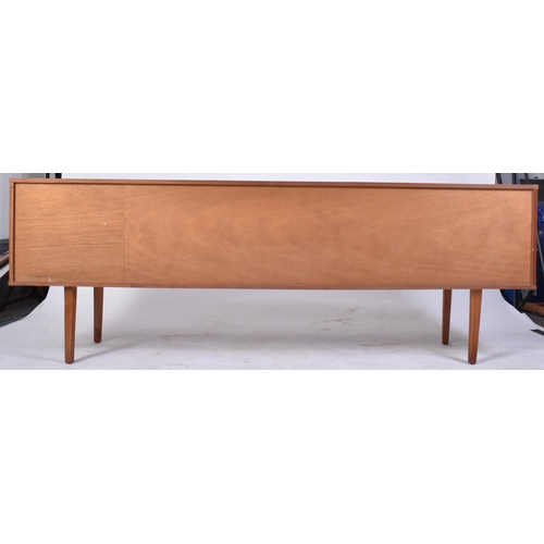 256 - Avalon - British Modern Design - a retro mid 20th century circa 1960s teak wood sideboard having a d... 