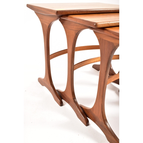 272 - G-Plan - Fresco Range - A retro mid 20th century circa 1960s teak wood nest of three graduating tabl... 