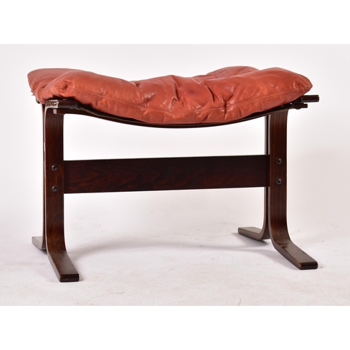 28 - Ingmar Relling - Westnofa - Siesta - A retro 20th century 1970s Nordic stained beech bentwood lounge... 