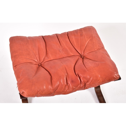 28 - Ingmar Relling - Westnofa - Siesta - A retro 20th century 1970s Nordic stained beech bentwood lounge... 