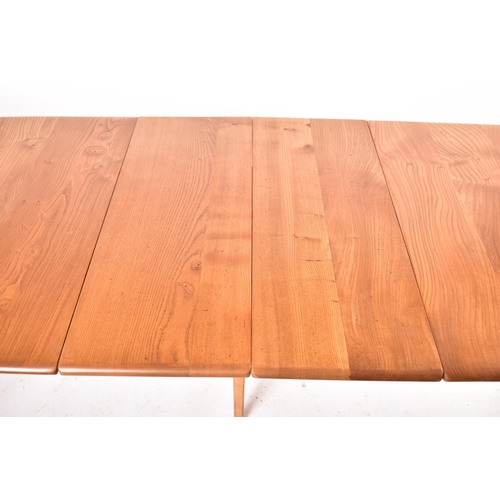 286 - Lucian Ercolani - Ercol - Grand Plank - A large retro mid 20th century beech and elm extending dinin... 