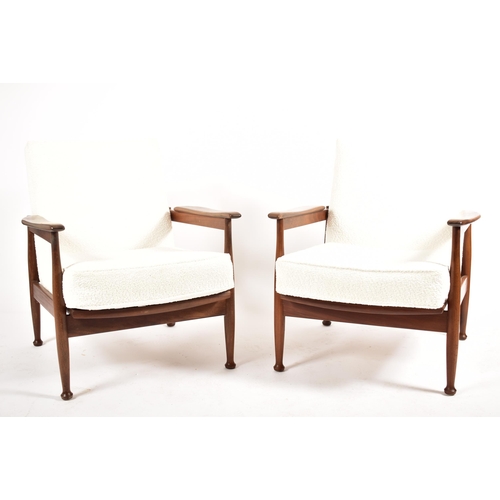 295 - George Fejer and Eric Phamphilon for Guy Rogers - Heals of London - Manhattan Chairs - a pair of ret... 