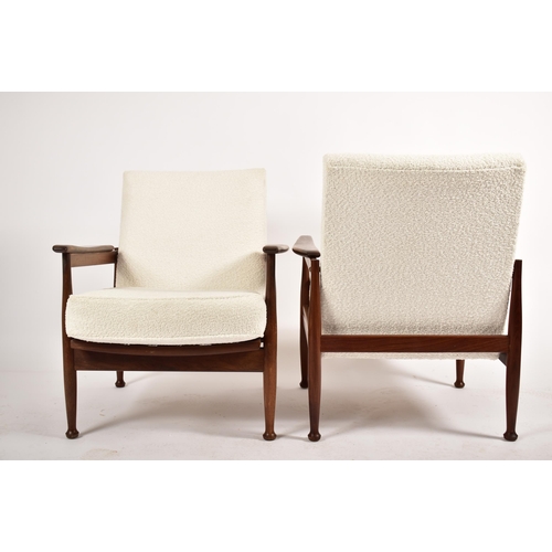 295 - George Fejer and Eric Phamphilon for Guy Rogers - Heals of London - Manhattan Chairs - a pair of ret... 