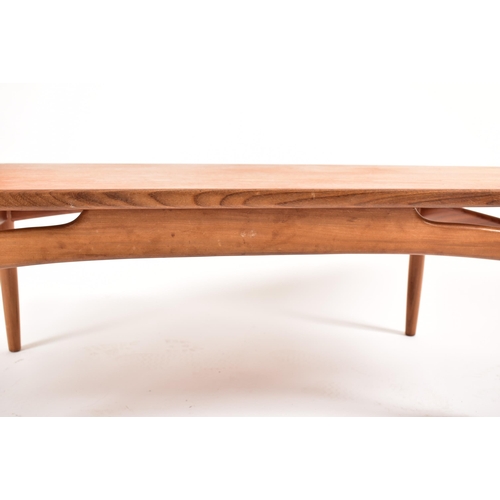 297 - G Plan - Fresco range - A retro 20th century British design teak long John coffee table / low table.... 