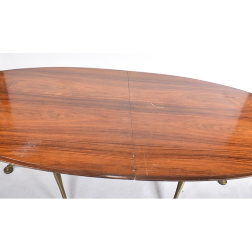 393 - Andrew J Milne for Heal's - A retro 1960's designer dining table. The table having an afromosia teak... 