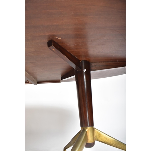 393 - Andrew J Milne for Heal's - A retro 1960's designer dining table. The table having an afromosia teak... 