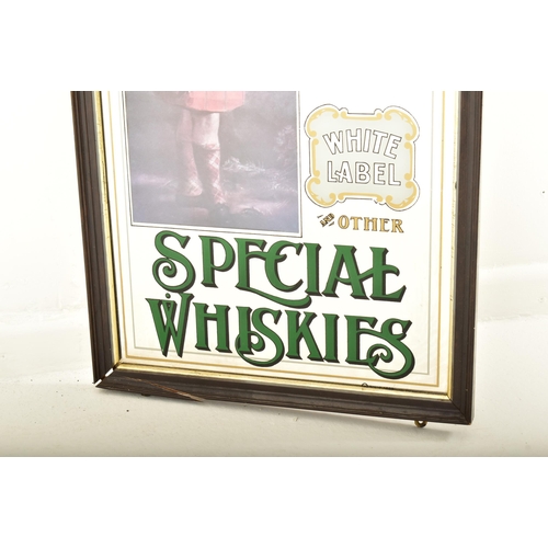 403 - A vintage late 20th century pub advertising mirror for Dewar's Special Whisky. The mirror reading 'W... 