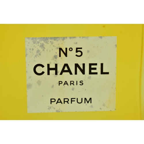 57 - Chanel No. 5 Paris - a vintage point of sale advertising factice perfume bottle. The bottle of squar... 