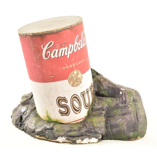 616 - A large 20th century Campbell Soup can shop / prop display. Inspired by the pop art produced by Andy... 