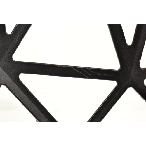 620 - Konstantin Grcic - MAGIS - Chair One - Four Contemporary Made in Italy black metal ' Chair One ' din... 