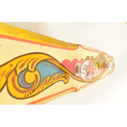 624 - Hoopla - A selection of vintage 20th Century fairground / funfair hand painted uprights / supports. ... 