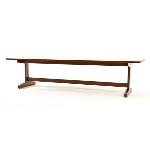 628 - Danish Modern Designs - A Danish inspired retro 20th century teak Long John coffee low occasional ta... 