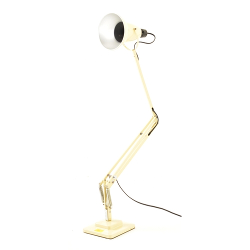 638 - Herbert Terry - Model 1227 - A 20th century pre-war Anglepoise table / desk lamp light in cream colo... 