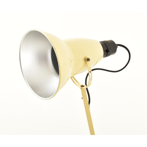 638 - Herbert Terry - Model 1227 - A 20th century pre-war Anglepoise table / desk lamp light in cream colo... 