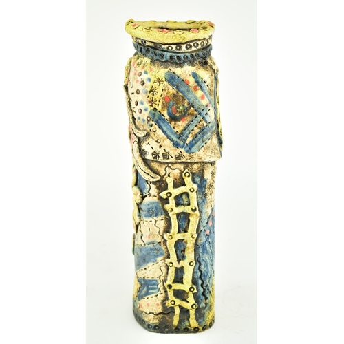 161 - Gina 90 - The Hanging Lady - a vintage 20th century studio art ceramic vase. The vase signed 'Gina 9... 