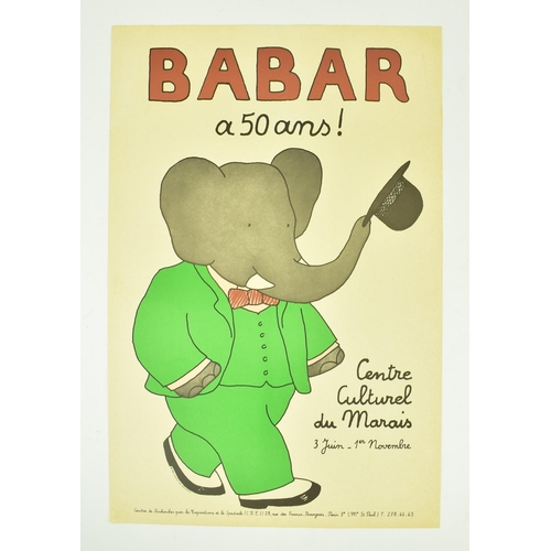 301 - Jean de Brunhoff (French, 1899-1937) - Babar a 50 ans! Centre Culturel de Marais 3 Juin - 1er Novemb... 