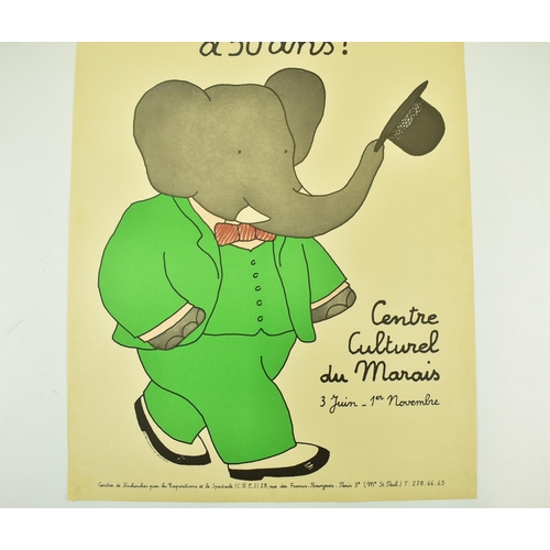 301 - Jean de Brunhoff (French, 1899-1937) - Babar a 50 ans! Centre Culturel de Marais 3 Juin - 1er Novemb... 