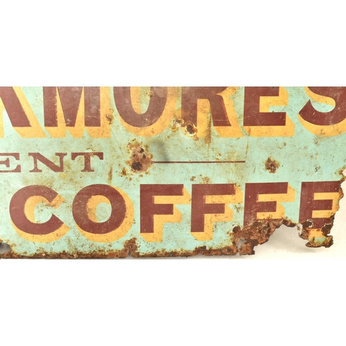 48 - An early 20th century industrial shop advertising sign for Blackmore's Malted Coffee Patent. The sig... 