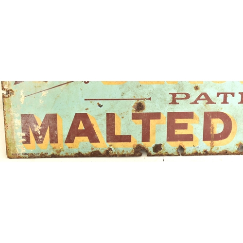 48 - An early 20th century industrial shop advertising sign for Blackmore's Malted Coffee Patent. The sig... 