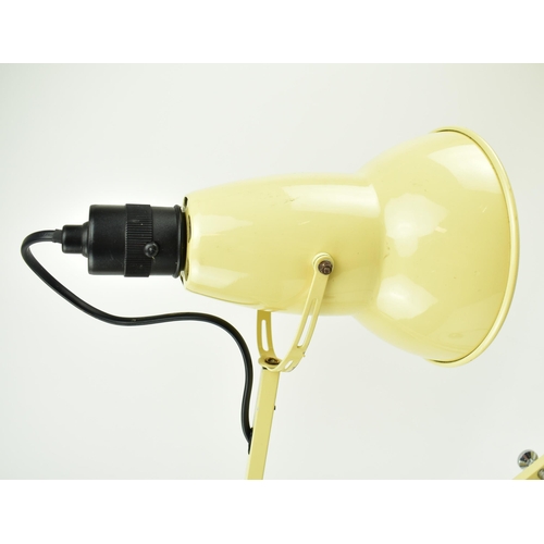 638 - Herbert Terry - Model 1227 - A 20th century pre-war Anglepoise table / desk lamp light in cream colo... 