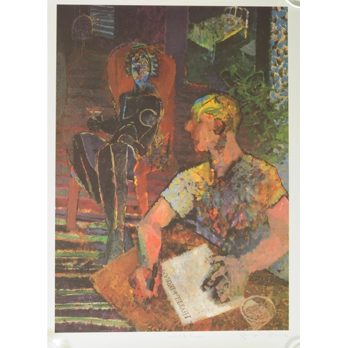 251 - Tom Phillips RA - Hotel de Dream - Printed 1990. Lithograph on Fabriano 5 paper. Limited edition No.... 