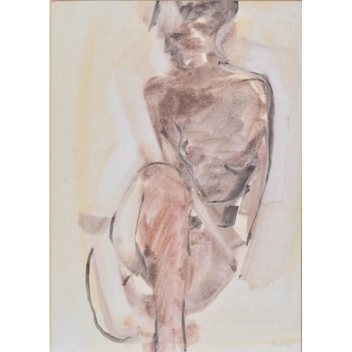 329 - Mary Stork (British b. 1938) - Emancipation - a 1988 mixed media on paper. Signed and dated 'Stork 5... 