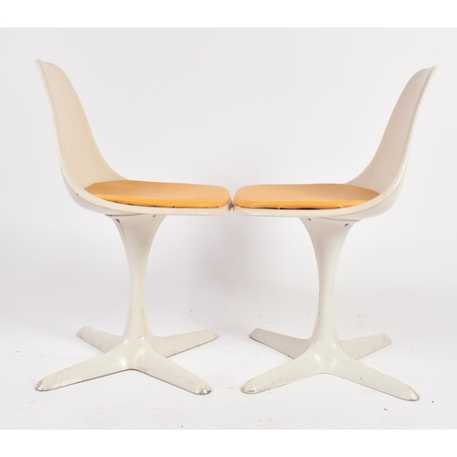 357 - Maurice Burke for Arkana - A set of five retro 20th century designer dining chairs. Each chair havin... 