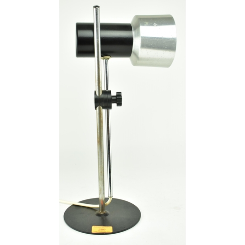 289 - Prova Lighting - A retro mid 20th century 1960s Italian adjustable desk / bedside table lamp light. ... 