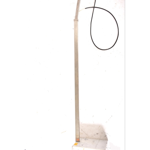 526 - After Achille Castiglioni for Flos (manner of) - a vintage floor standing arc lamp. The lamp with ch... 