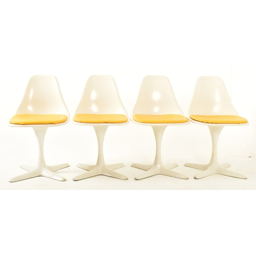 357 - Maurice Burke for Arkana - A set of five retro 20th century designer dining chairs. Each chair havin... 