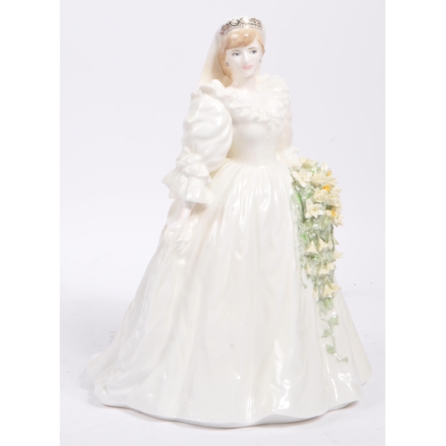 23 - Coalport Diana Princess of Wales - A limited edition Coalport bone china figurine in the form of Pri... 