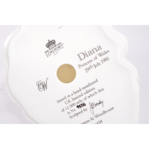 23 - Coalport Diana Princess of Wales - A limited edition Coalport bone china figurine in the form of Pri... 