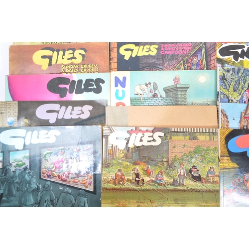 246 - A collection of approximately fifty Giles Cartoons annuals / books. The lot to include editions 2, 4... 