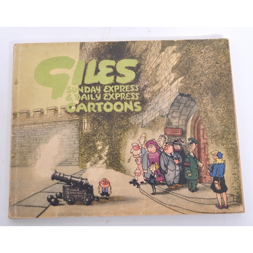 246 - A collection of approximately fifty Giles Cartoons annuals / books. The lot to include editions 2, 4... 