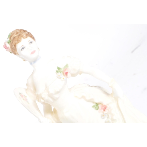 34 - Coalport - Two limited edition Coalport bone china figurines to include Rebecca The Coalport Heirloo... 