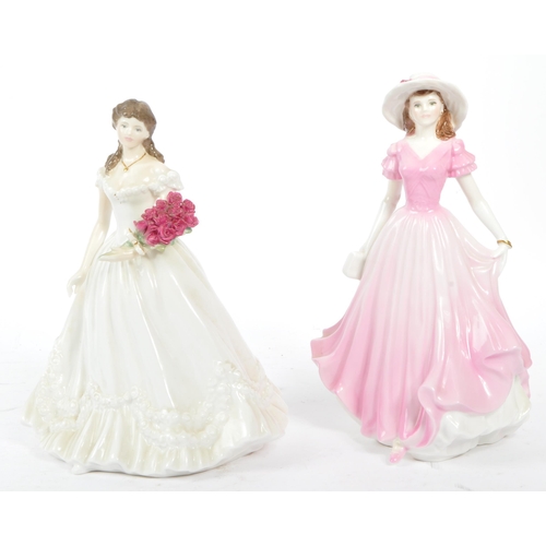 36 - Royal Worcester - Two limited edition Royal Worcester bone china lady figurines to include; Amy The ... 