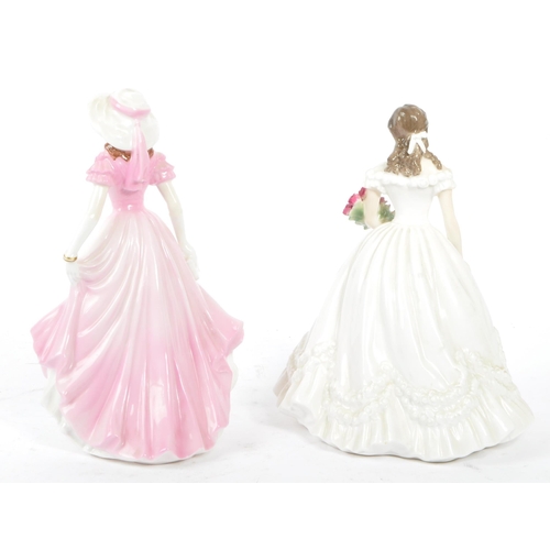 36 - Royal Worcester - Two limited edition Royal Worcester bone china lady figurines to include; Amy The ... 