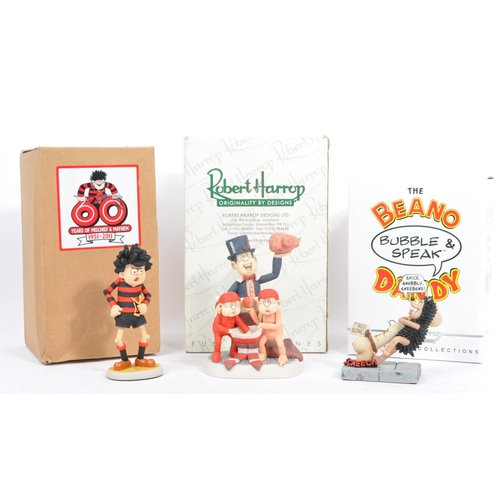 373 - Robert Harrop - The Beano, Dandy collection - A group of three resin statue figures. Comprising of D... 